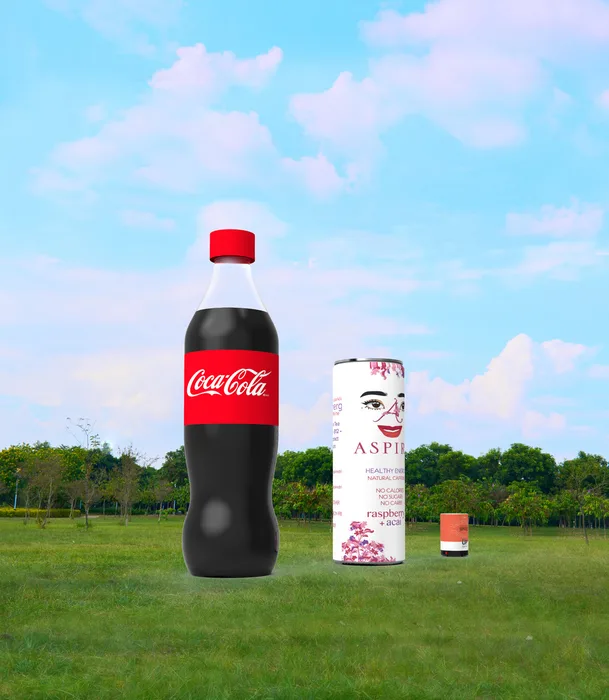 Botella inflable